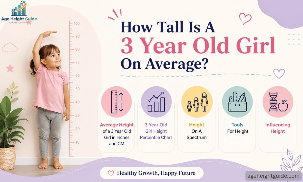 average height for a 3 year old girl