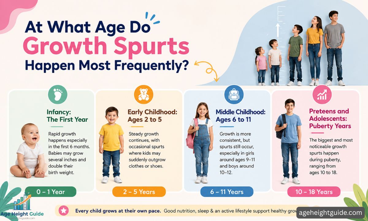 when do kids have growth spurts