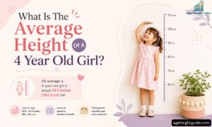 average height of a 4 year old girl