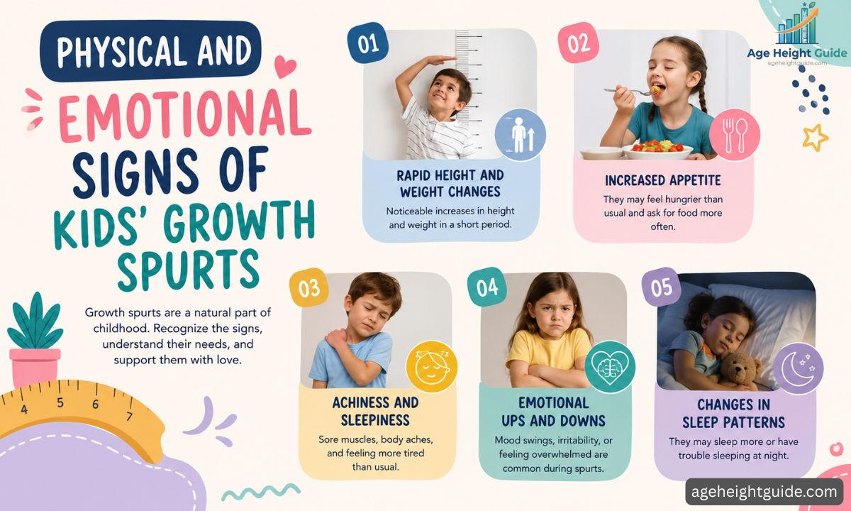 when do kids have growth spurts