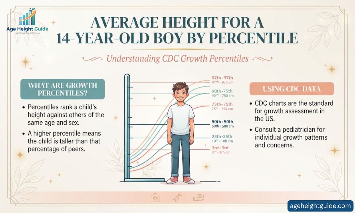 average height for a 14-year-old boy