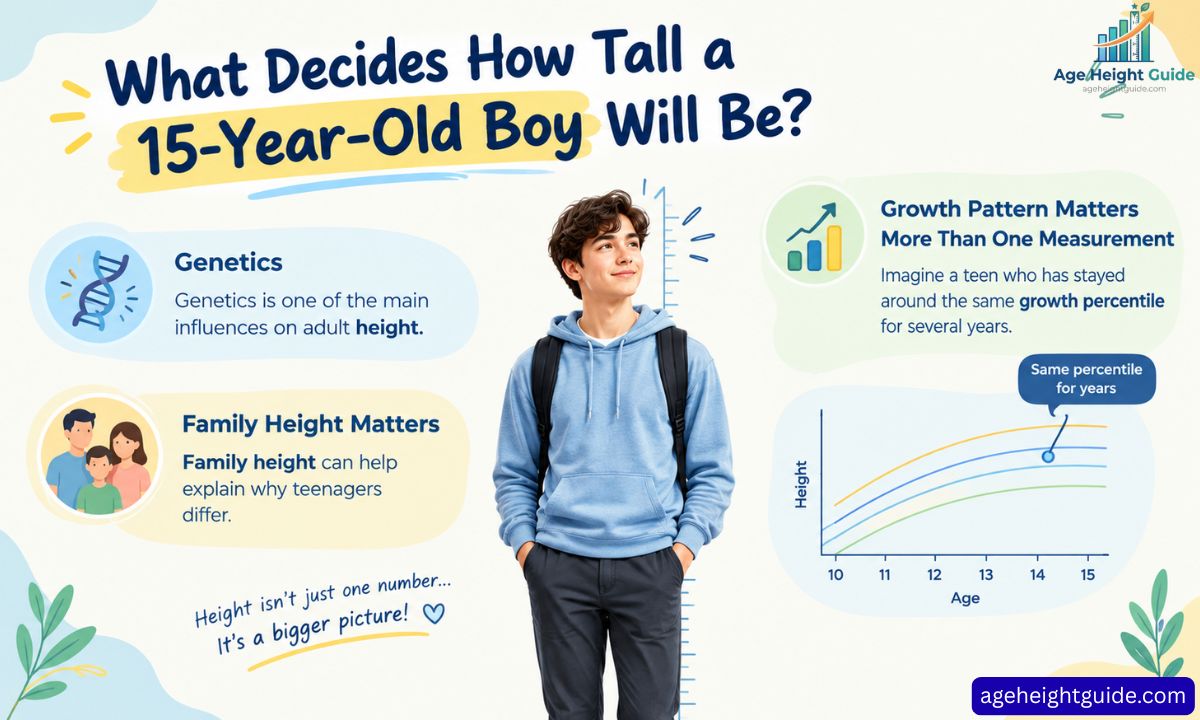 average height for a 15-year-old boy