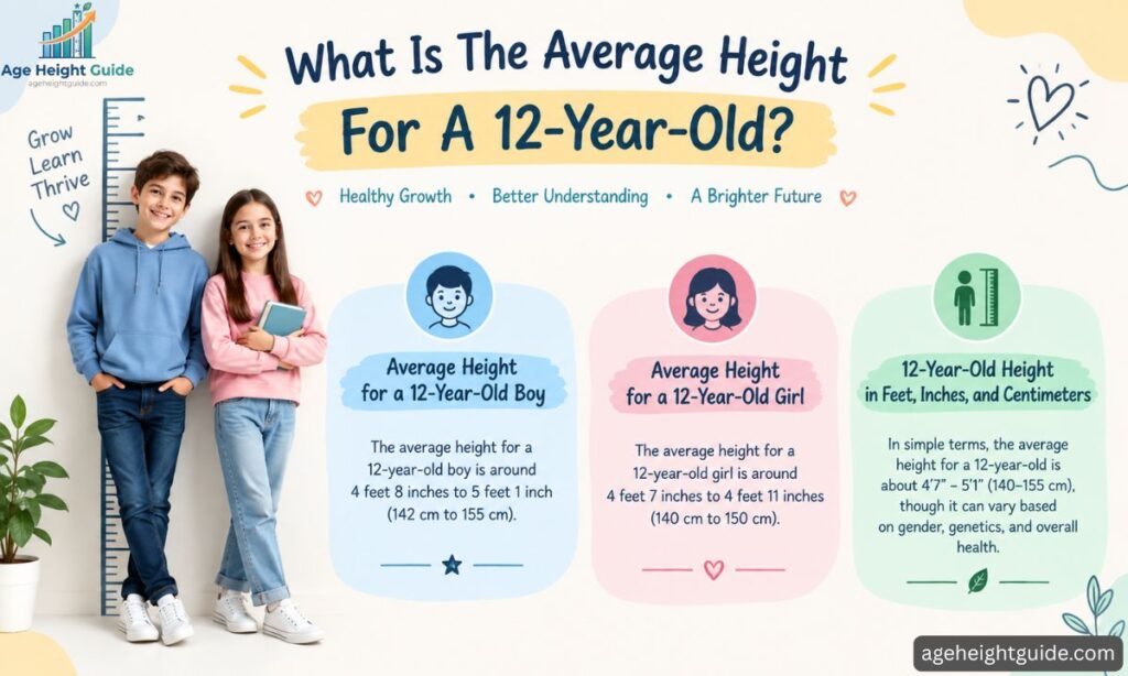 average height for a 12-year-old