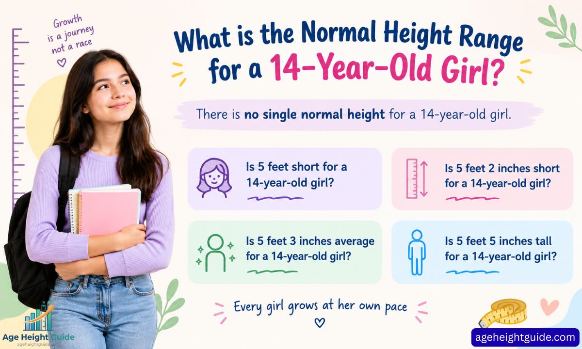 average height for a 14-year-old girl