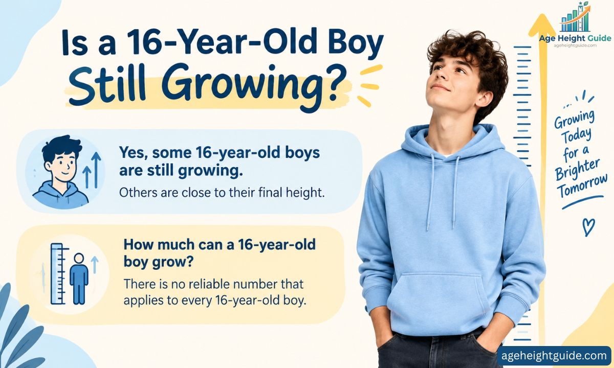 average height for a 16-year-old boy