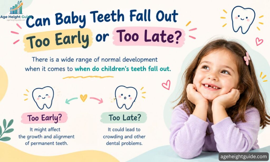 when do children's teeth fall out