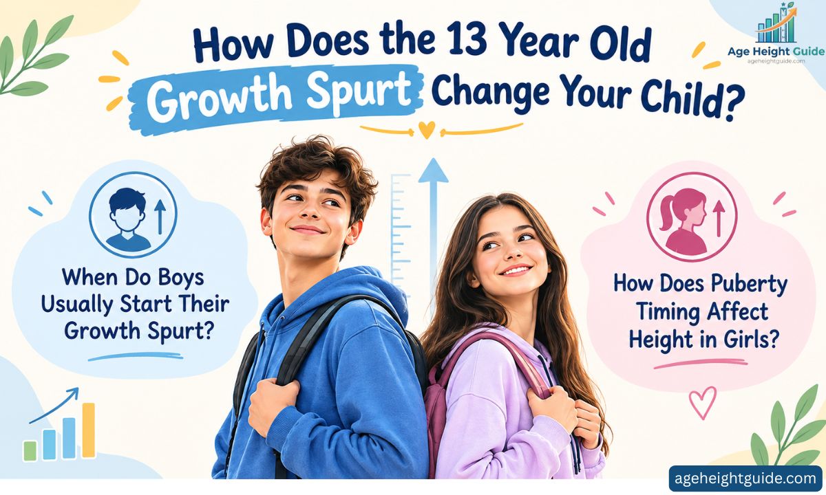 average height for a 13 year old