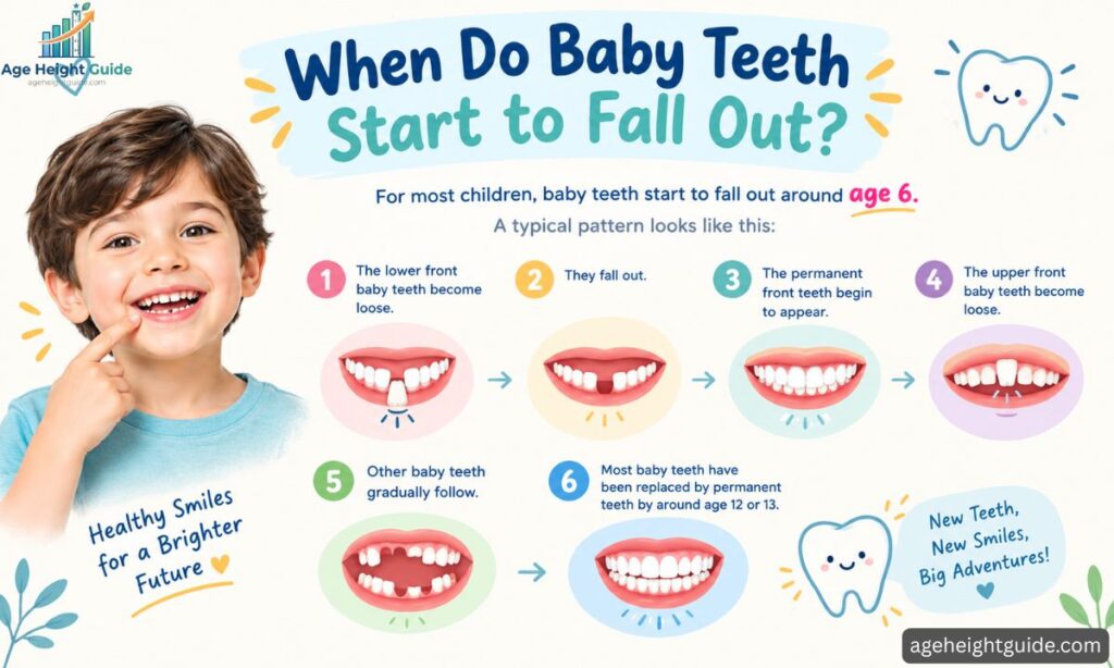 when do children's teeth fall out