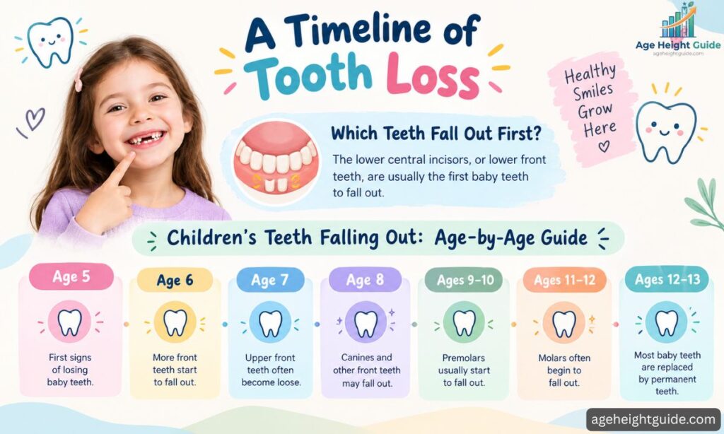 when do children's teeth fall out