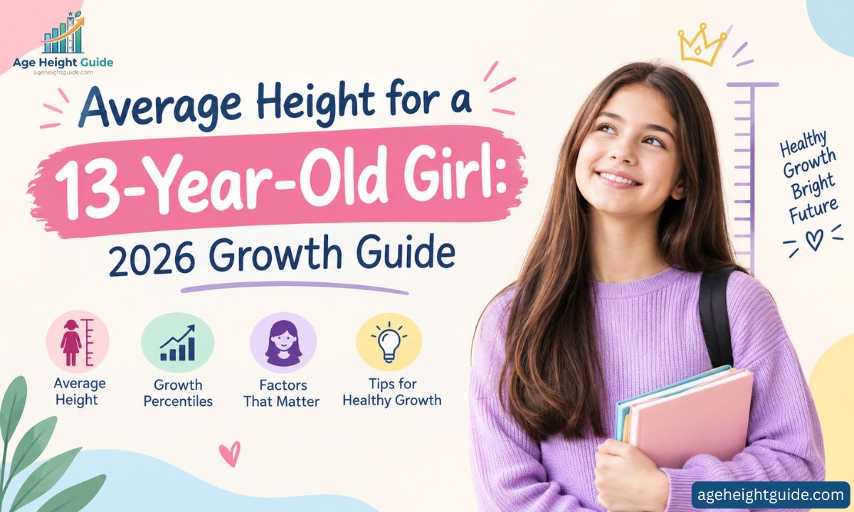 average height for a 13-year-old girl