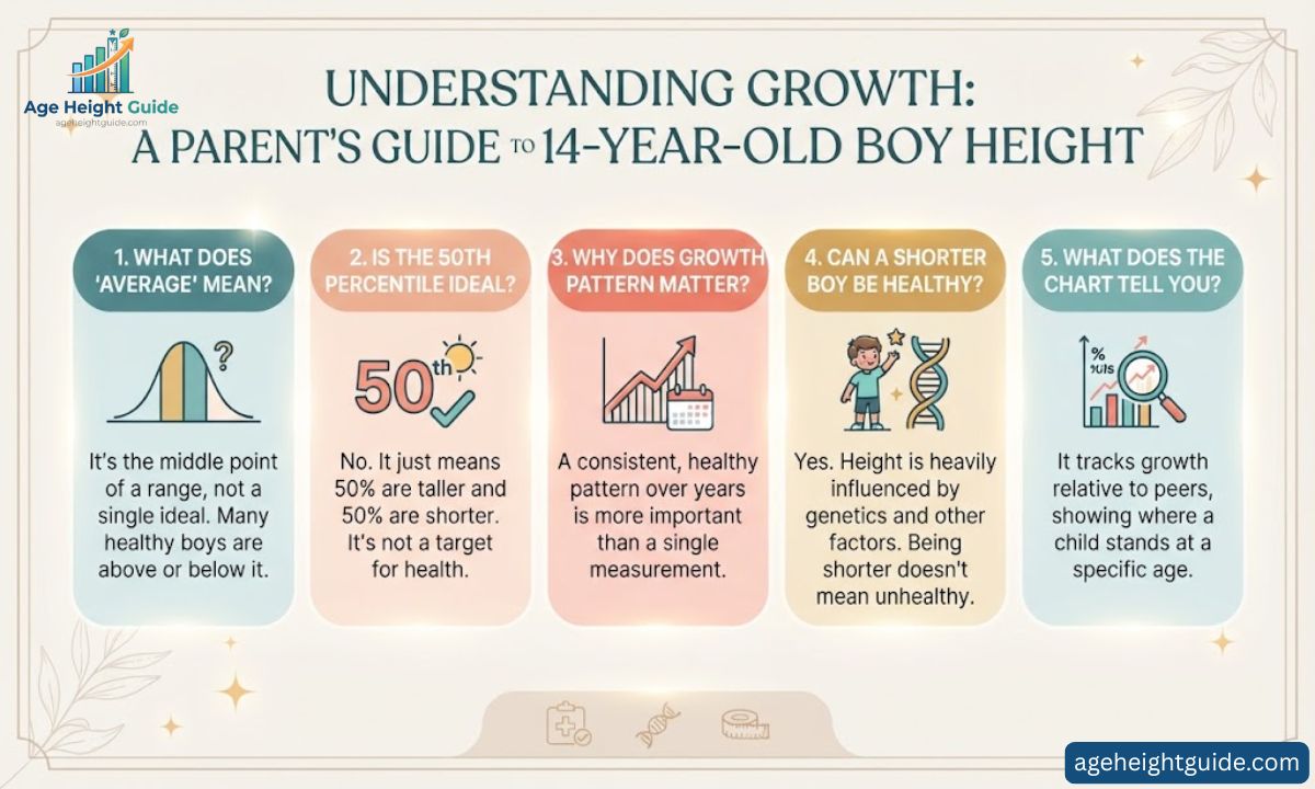 average height for a 14-year-old boy