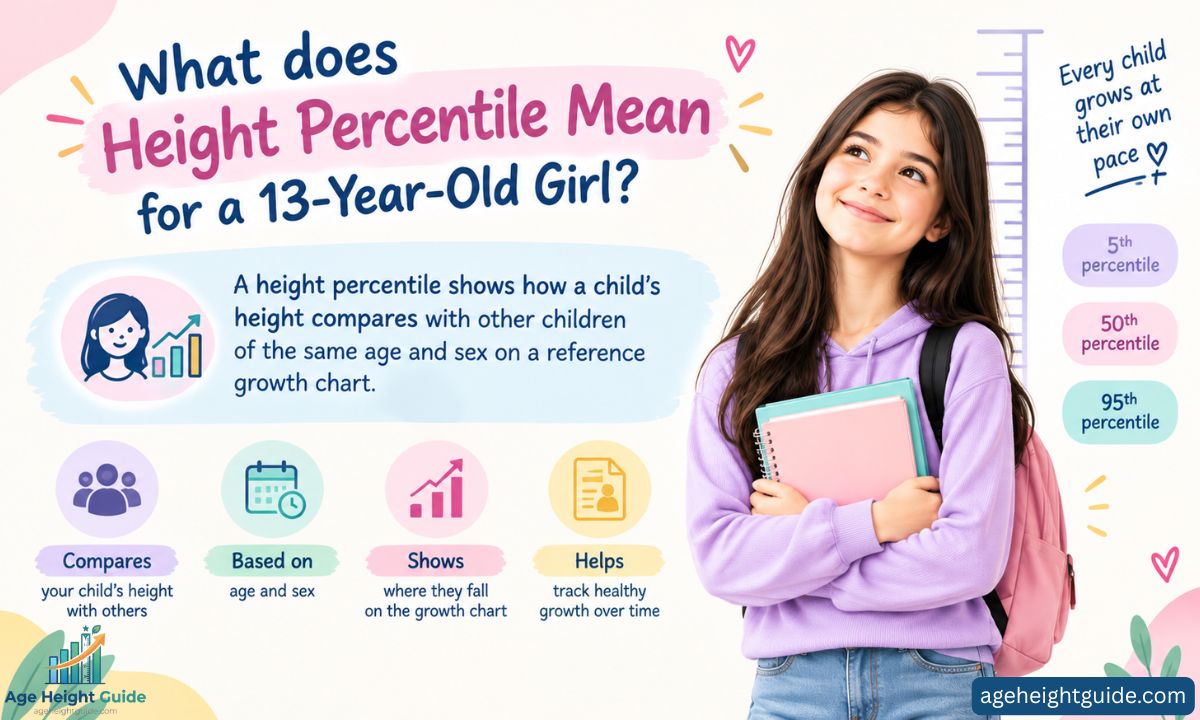 average height for a 13-year-old girl