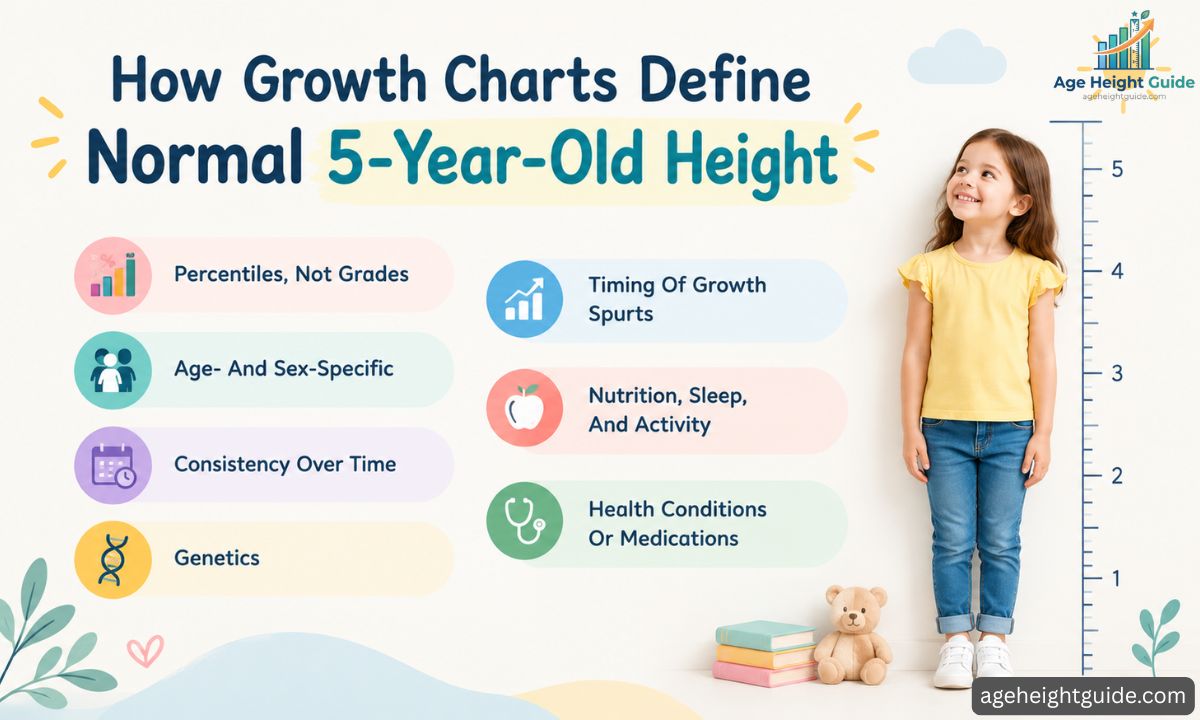 average height for a 5 year old boy