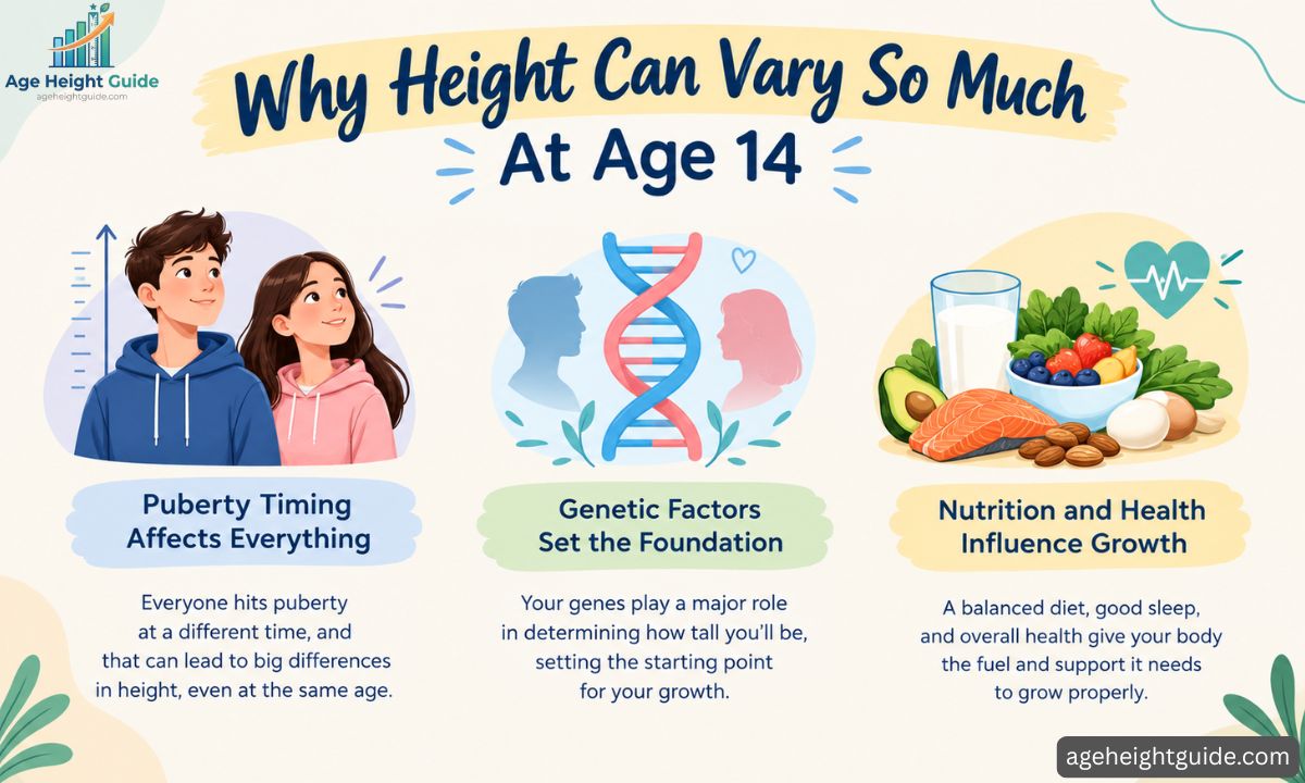 average height for a 14-year-old boy