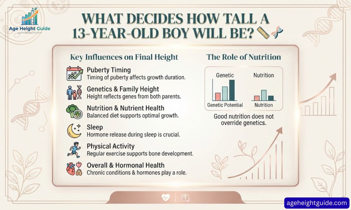 average height for a 13-year-old boy