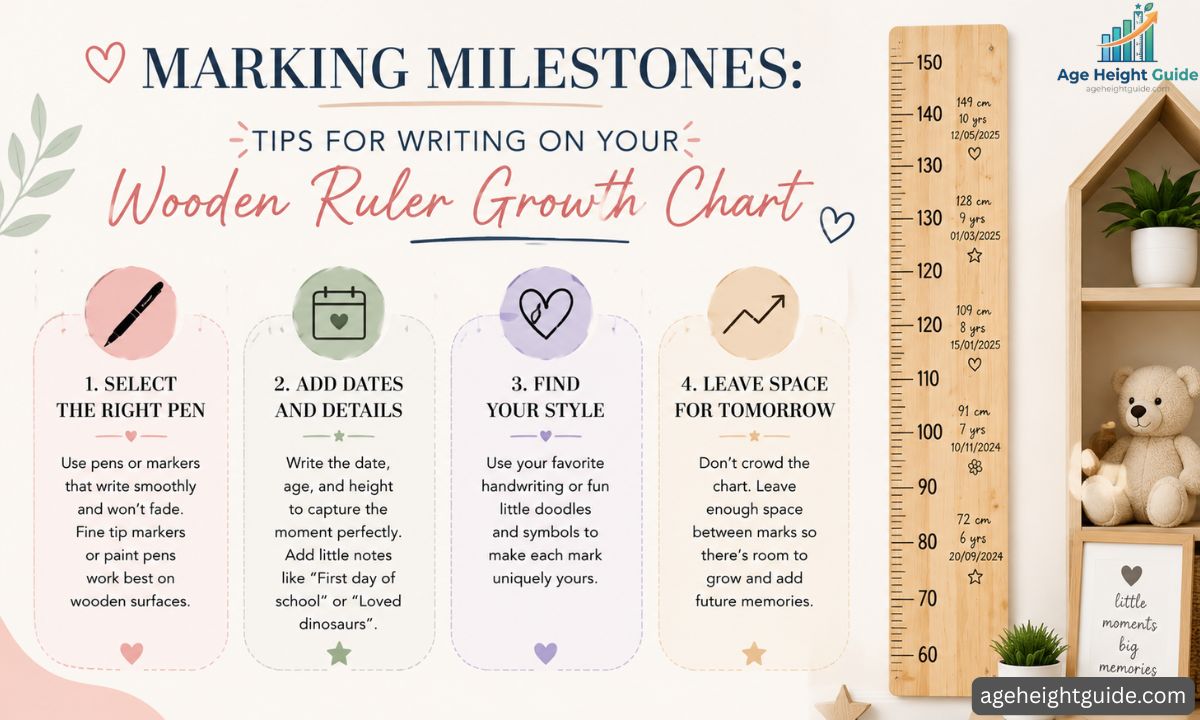 how to hang a growth chart