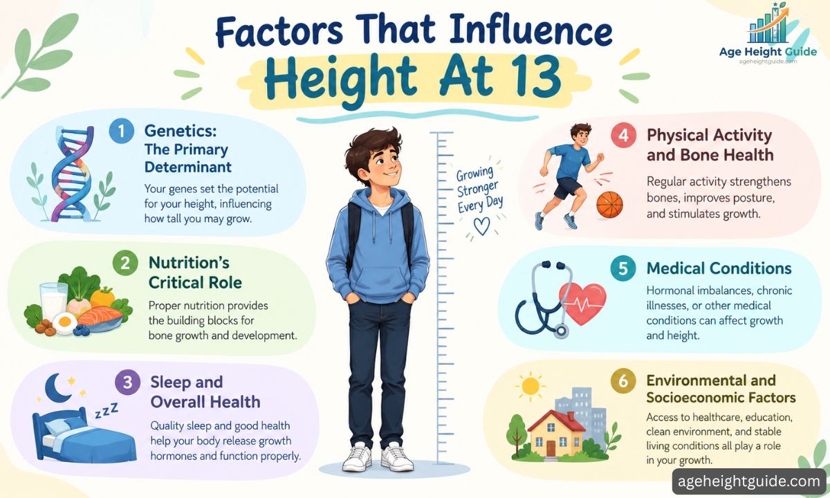 average height for a 13-year-old