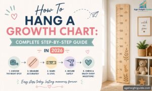how to hang a growth chart