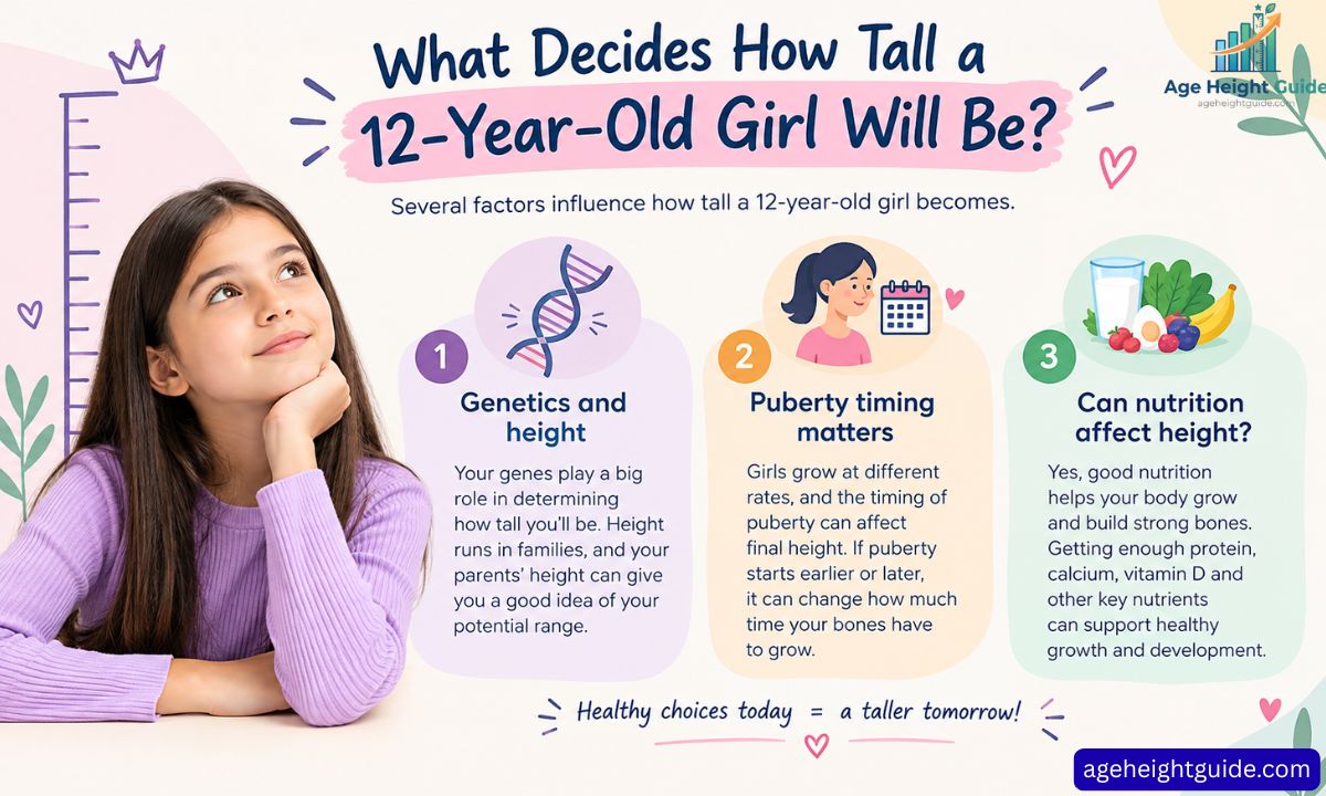average height for a 12-year-old girl
