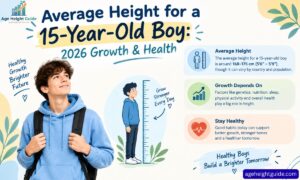 average height for a 15-year-old boy