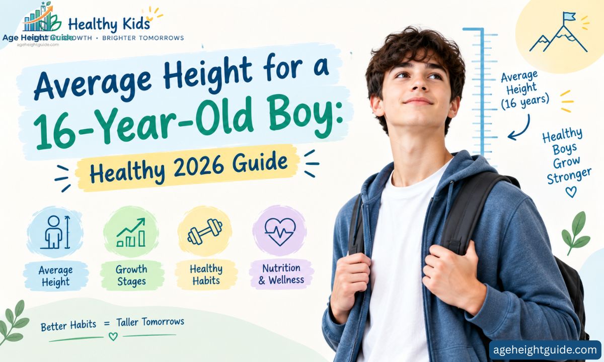 average height for a 16-year-old boy