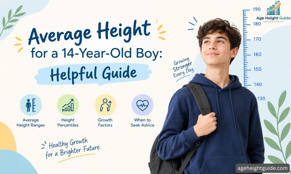 average height for a 14-year-old boy