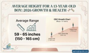 average height for a 13-year-old boy