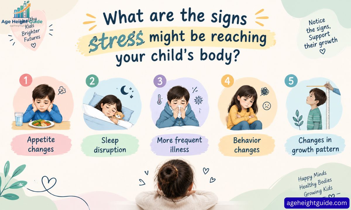 Does stress stunt growth in kids