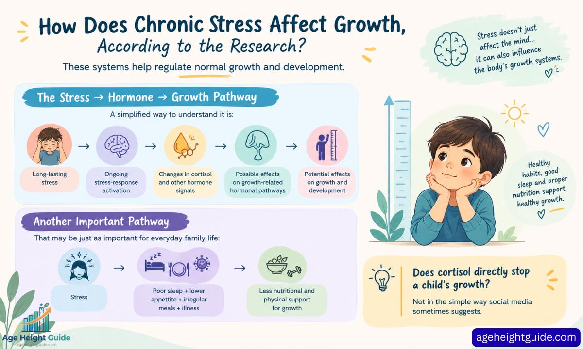 Does stress stunt growth in kids