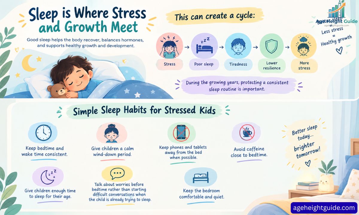 Does stress stunt growth in kids