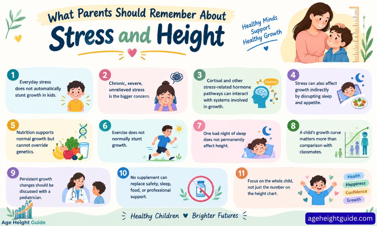 Does stress stunt growth in kids